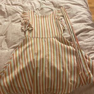 Multi colored dress with sash